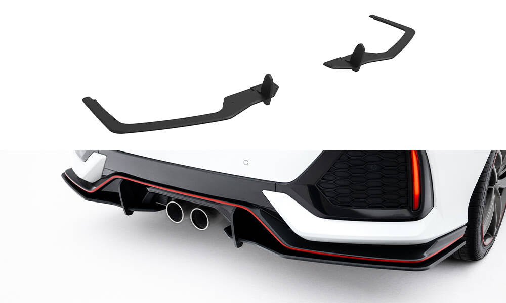 Maxton Design - Street Pro Heck Ansatz Flaps Diffusor für Honda Civic Sport Mk 10 - Aerowerk.