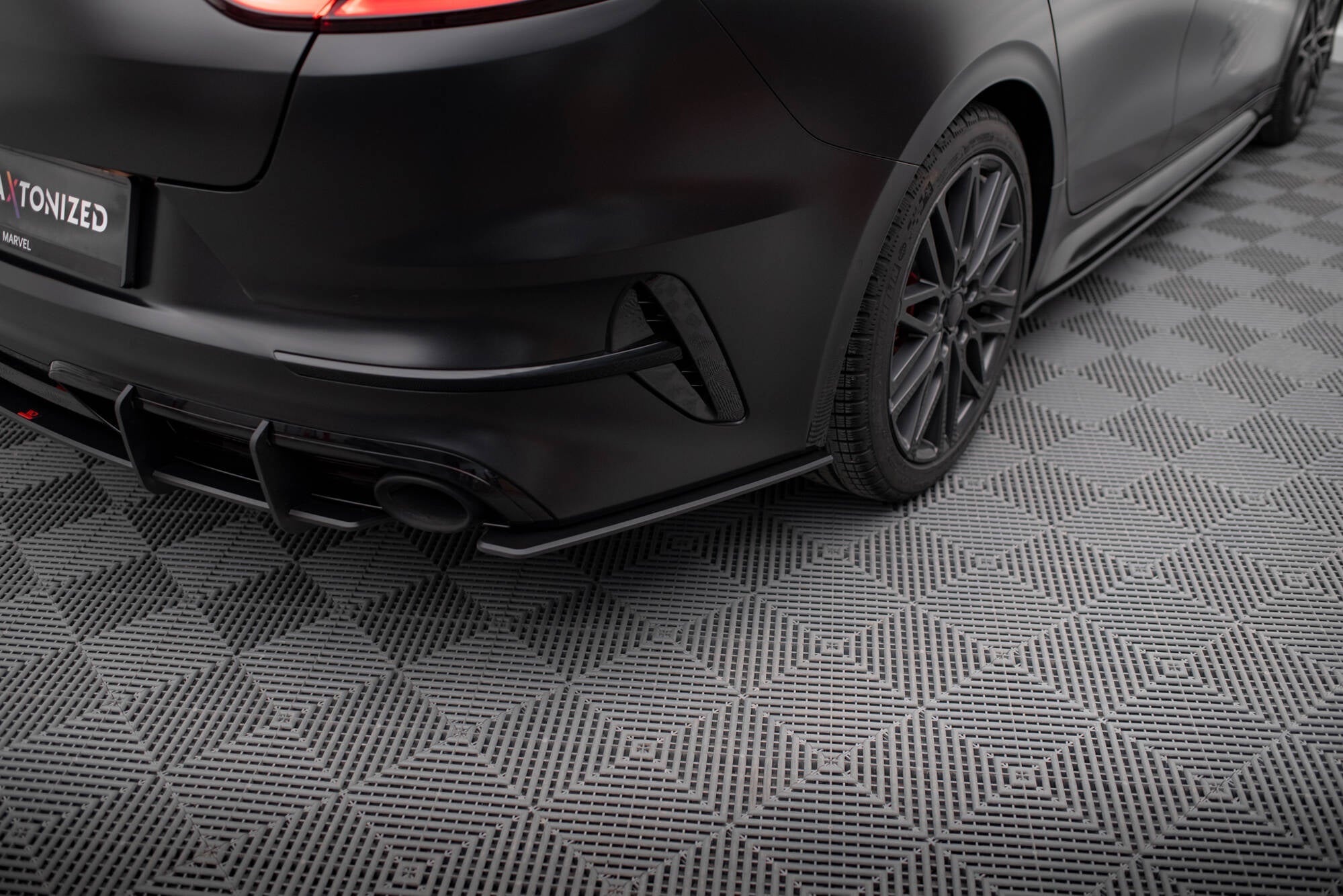 Maxton Design - Street Pro Heck Ansatz Flaps Diffusor für Kia Proceed GT Mk1 Facelift - Aerowerk.