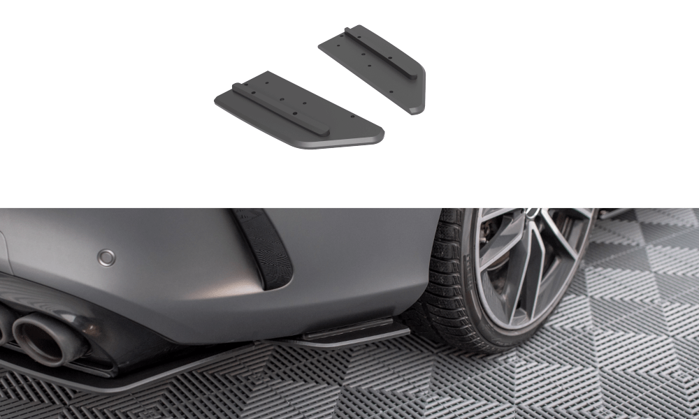 Maxton Design - Street Pro Heck Ansatz Flaps Diffusor für Mercedes - AMG C43 Coupe / Cabrio C205 Facelift / A205 Facelift - Aerowerk.