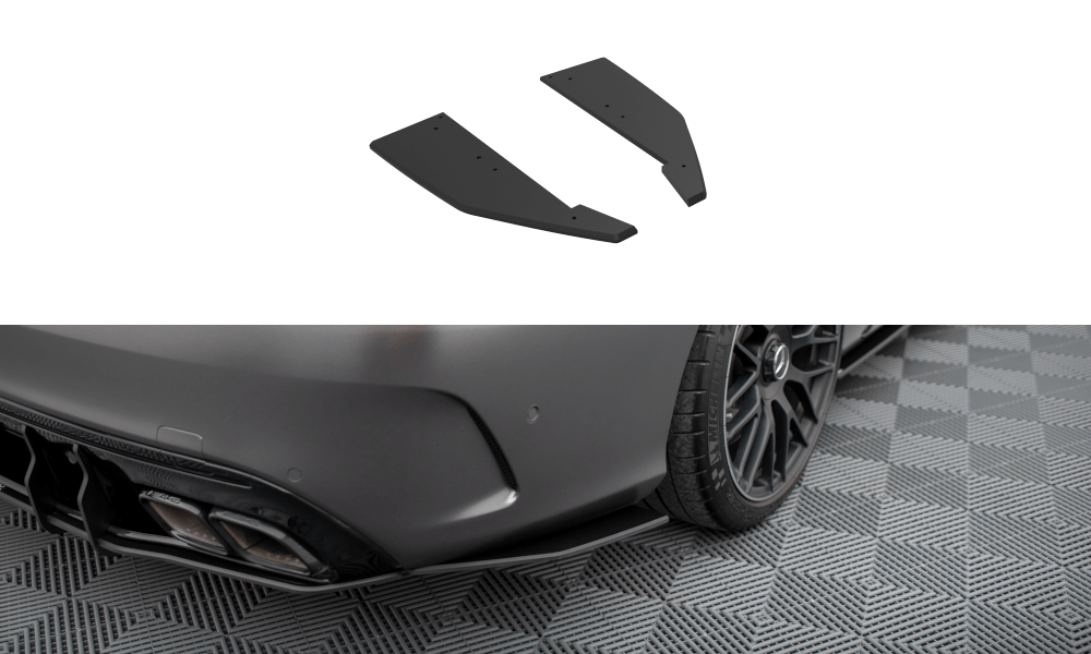 Maxton Design - Street Pro Heck Ansatz Flaps Diffusor für Mercedes - AMG C63 Limousine / Kombi W205 Facelift - Aerowerk.