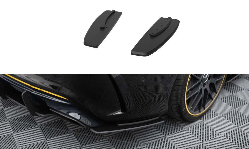 Maxton Design - Street Pro Heck Ansatz Flaps Diffusor für Mercedes - AMG CLA 45 C117 Facelift - Aerowerk.