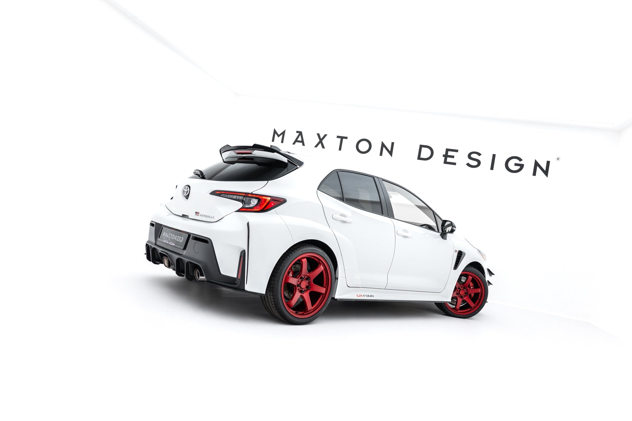 Maxton Design - Street Pro Heck Ansatz Flaps Diffusor für Toyota GR Corolla Mk12 - Aerowerk.
