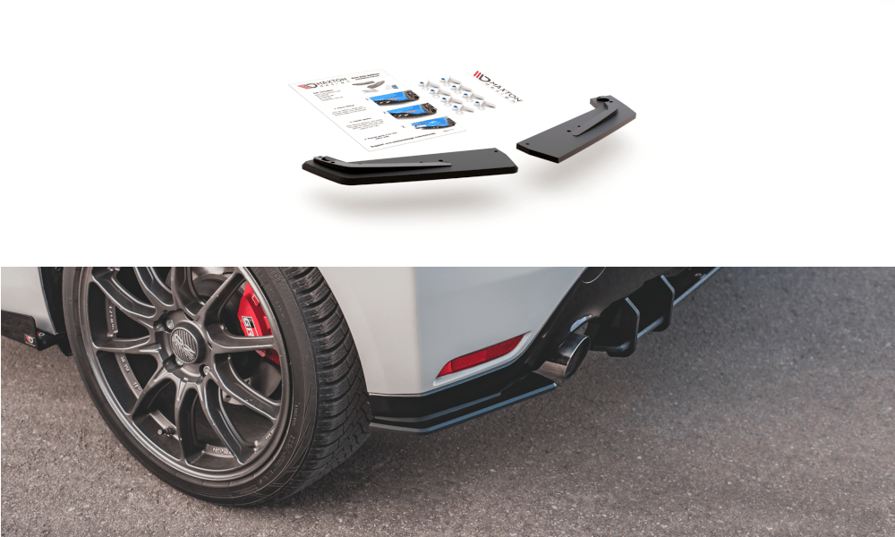 Maxton Design - Street Pro Heck Ansatz Flaps Diffusor für Toyota GR Yaris Mk4 - Aerowerk.