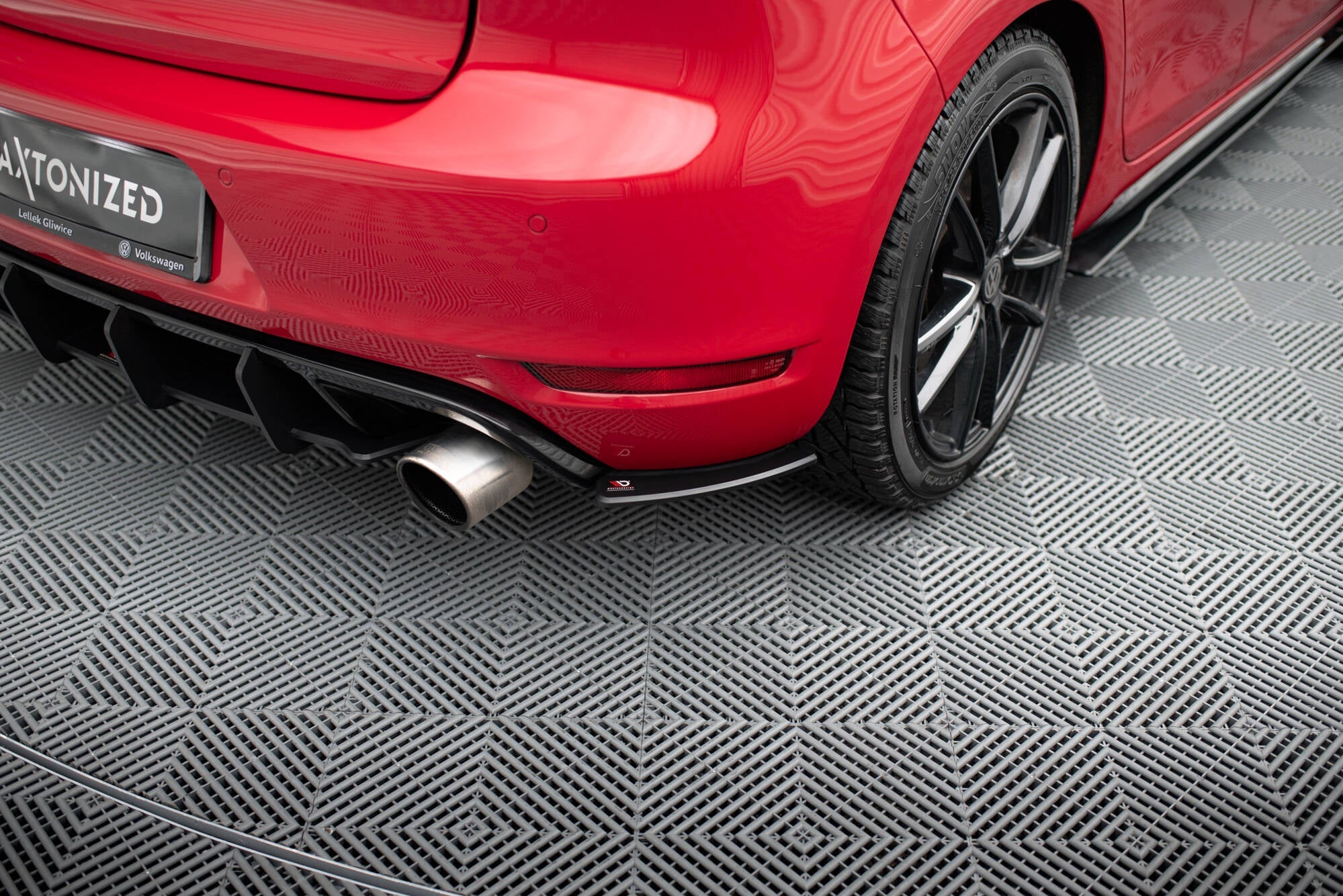 Maxton Design - Street Pro Heck Ansatz Flaps Diffusor für Volkswagen Golf GTI Mk6 - Aerowerk.