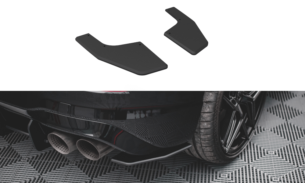 Maxton Design - Street Pro Heck Ansatz Flaps Diffusor für Volkswagen Golf R Mk8 - Aerowerk.