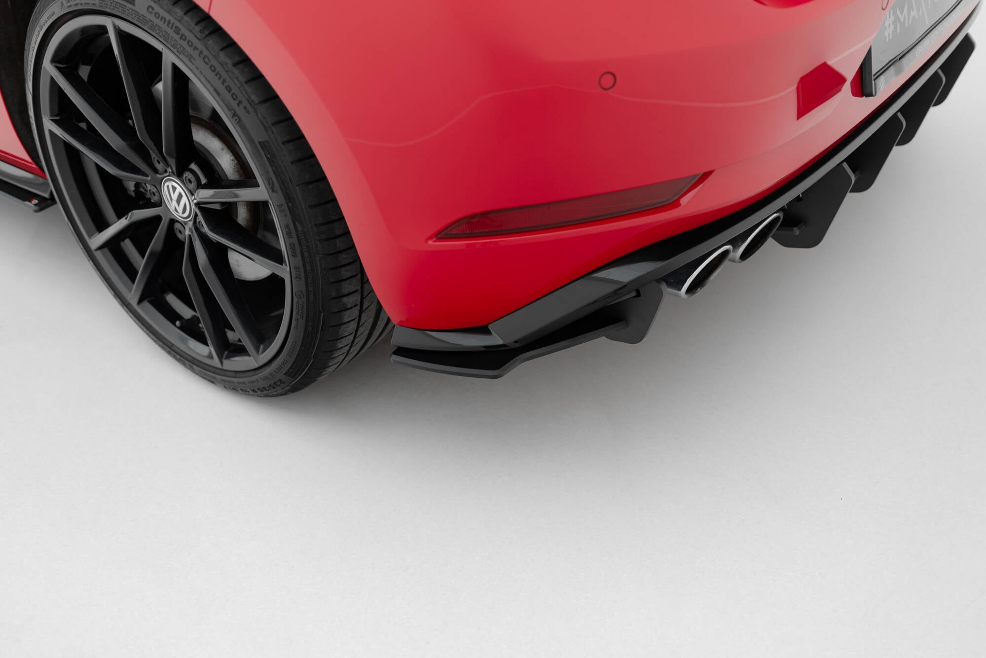 Maxton Design - Street Pro Heck Ansatz Flaps Diffusor für VW Golf R Mk7 Facelift - Aerowerk.
