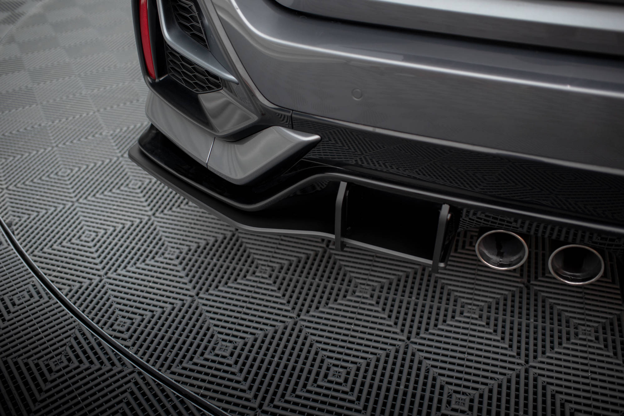Maxton Design - Street Pro Heck Ansatz Flaps Diffusor V1 für Honda Civic Sport Mk 10 Facelift - Aerowerk.
