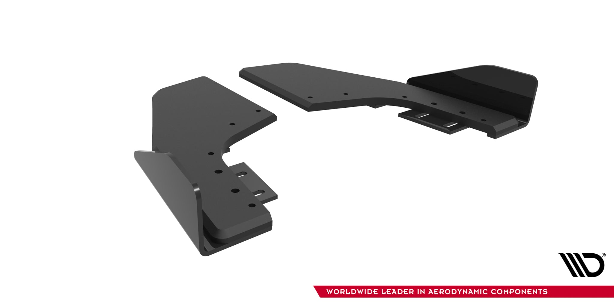 Maxton Design - Street Pro Heck Ansatz Flaps Diffusor V2 + Flaps für VW Golf R Mk8 / Mk8 Facelift - Aerowerk.