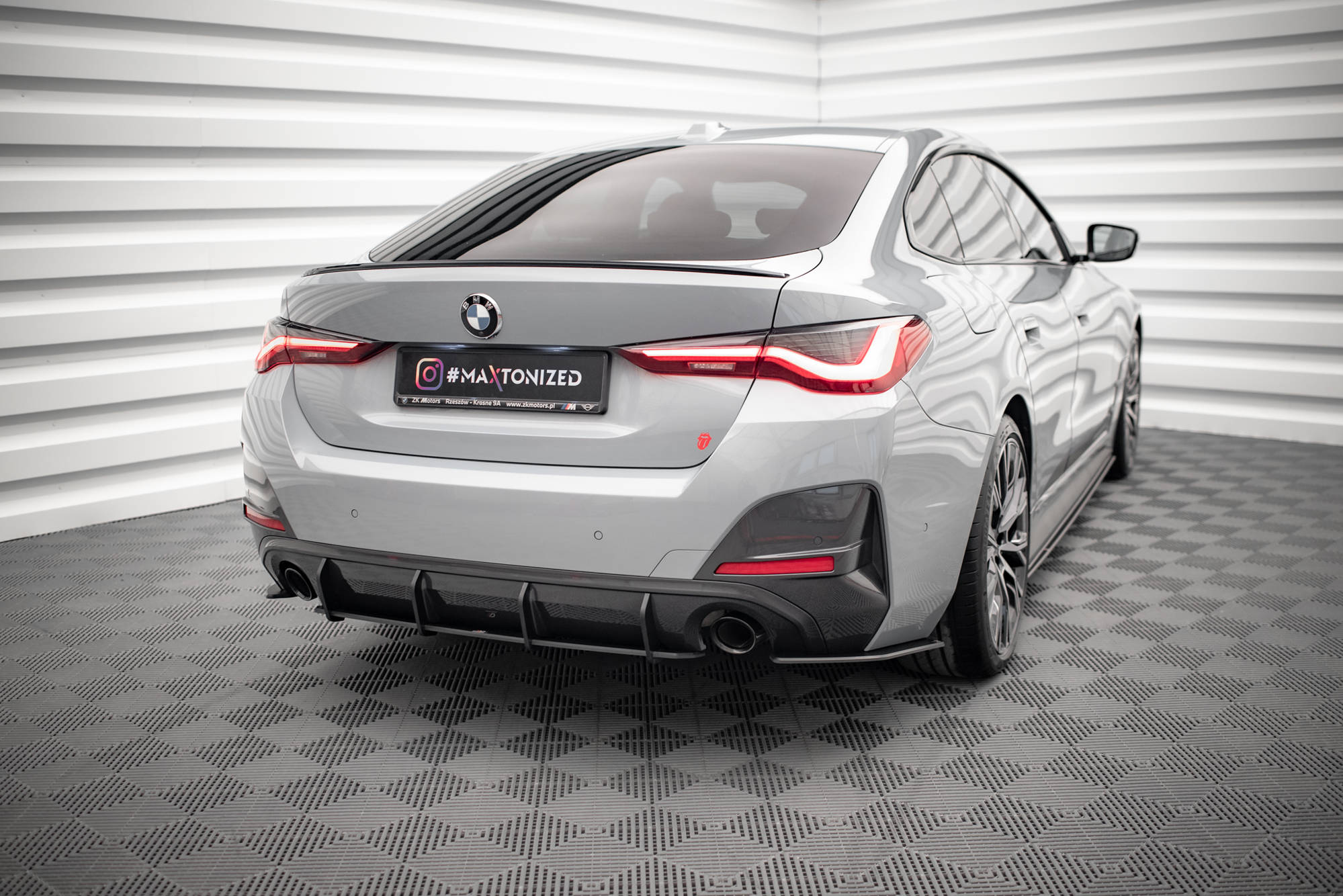 Maxton Design - Street Pro Heckschürze Diffusor für BMW 4er Gran Coupe M - Paket G26 - Aerowerk.
