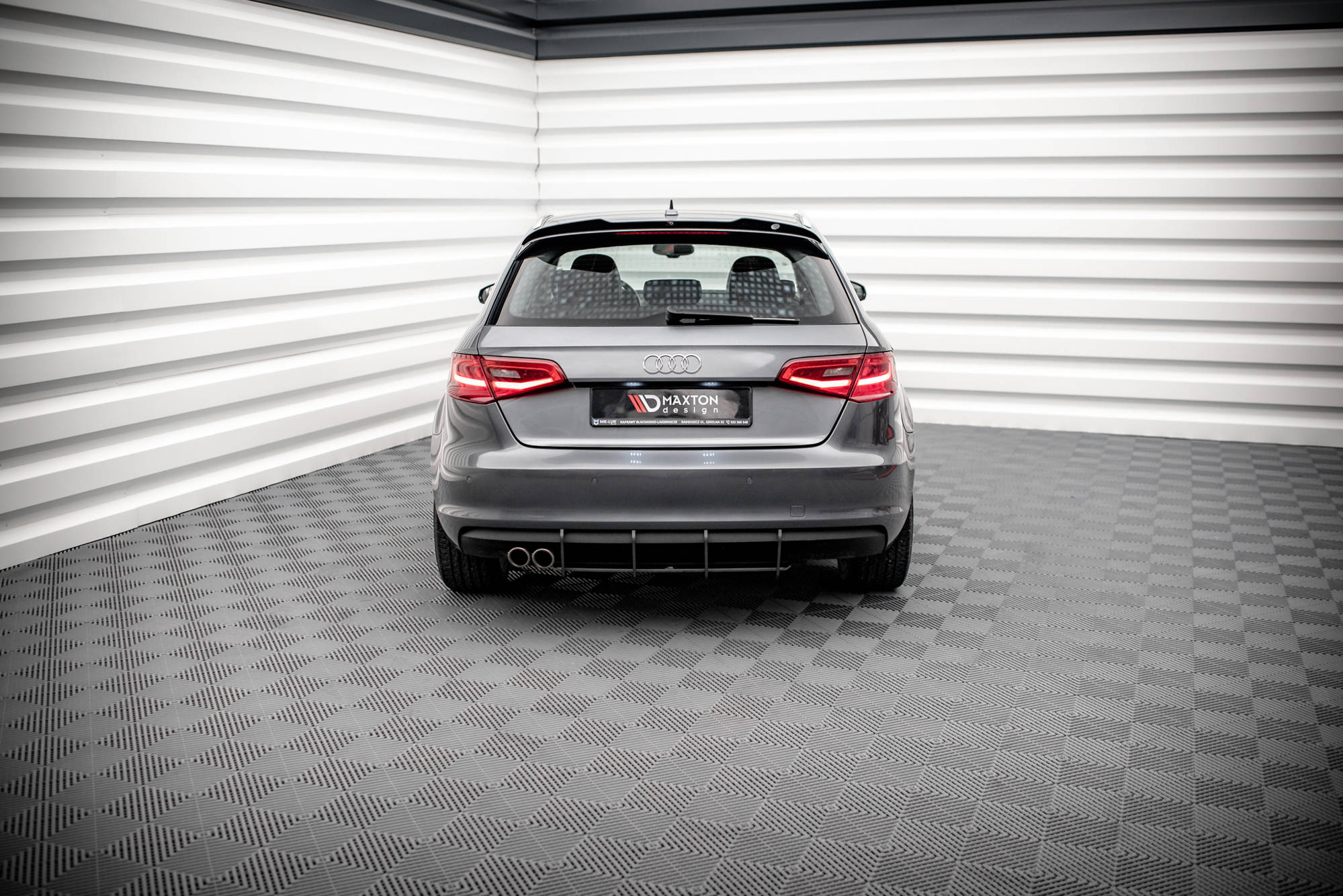 Maxton Design - Street Pro Heckschürze für Audi A3 Sportback 8V - Aerowerk.