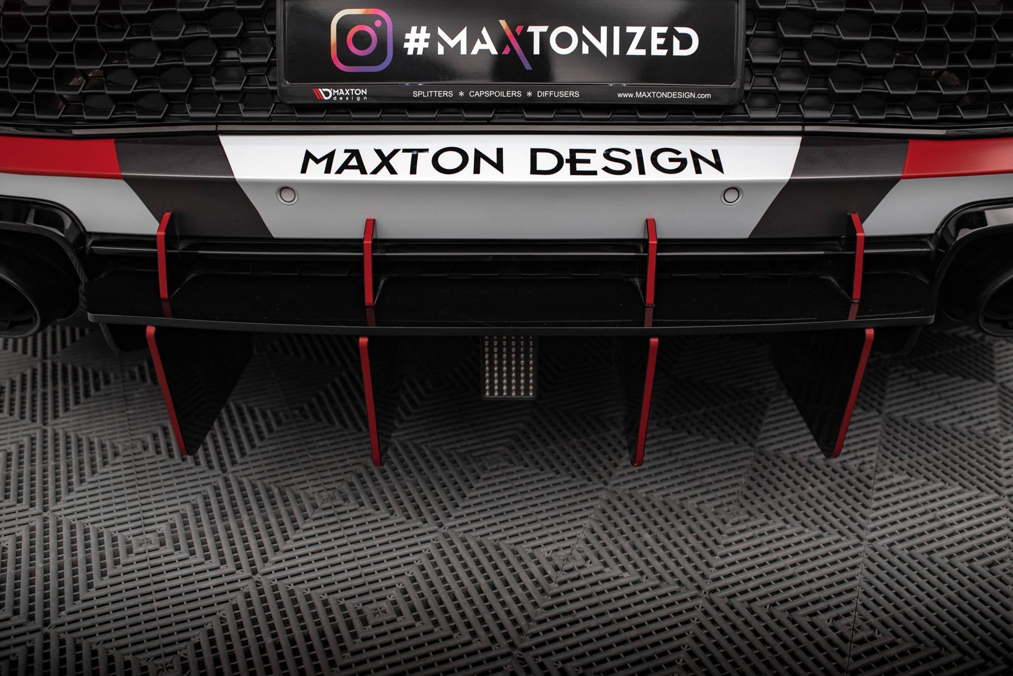 Maxton Design - Street Pro Heckschürze für Audi R8 Mk2 Facelift - Aerowerk.