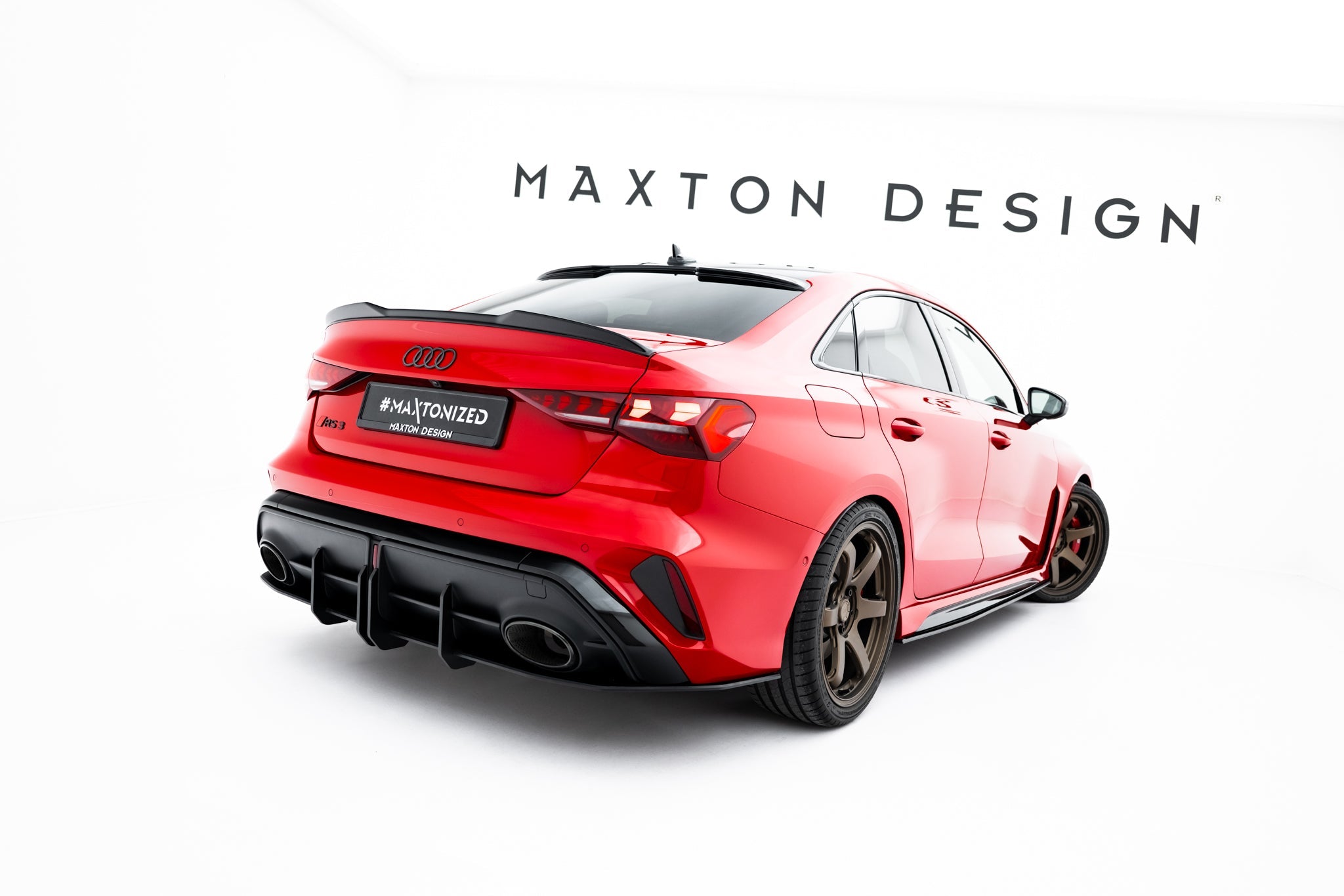 Maxton Design - Street Pro Heckschürze für Audi RS3 Limousine 8Y Facelift - Aerowerk.