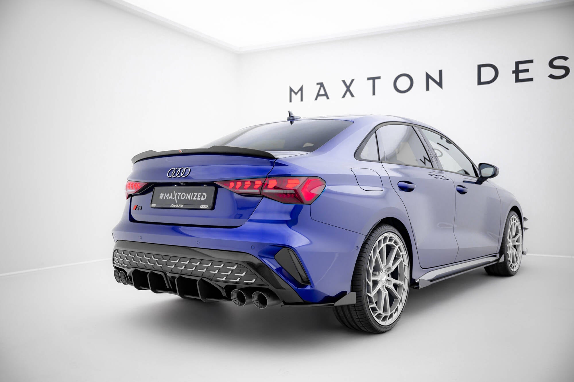 Maxton Design - Street Pro Heckschürze für Audi S3 Limousine 8Y Facelift - Aerowerk.