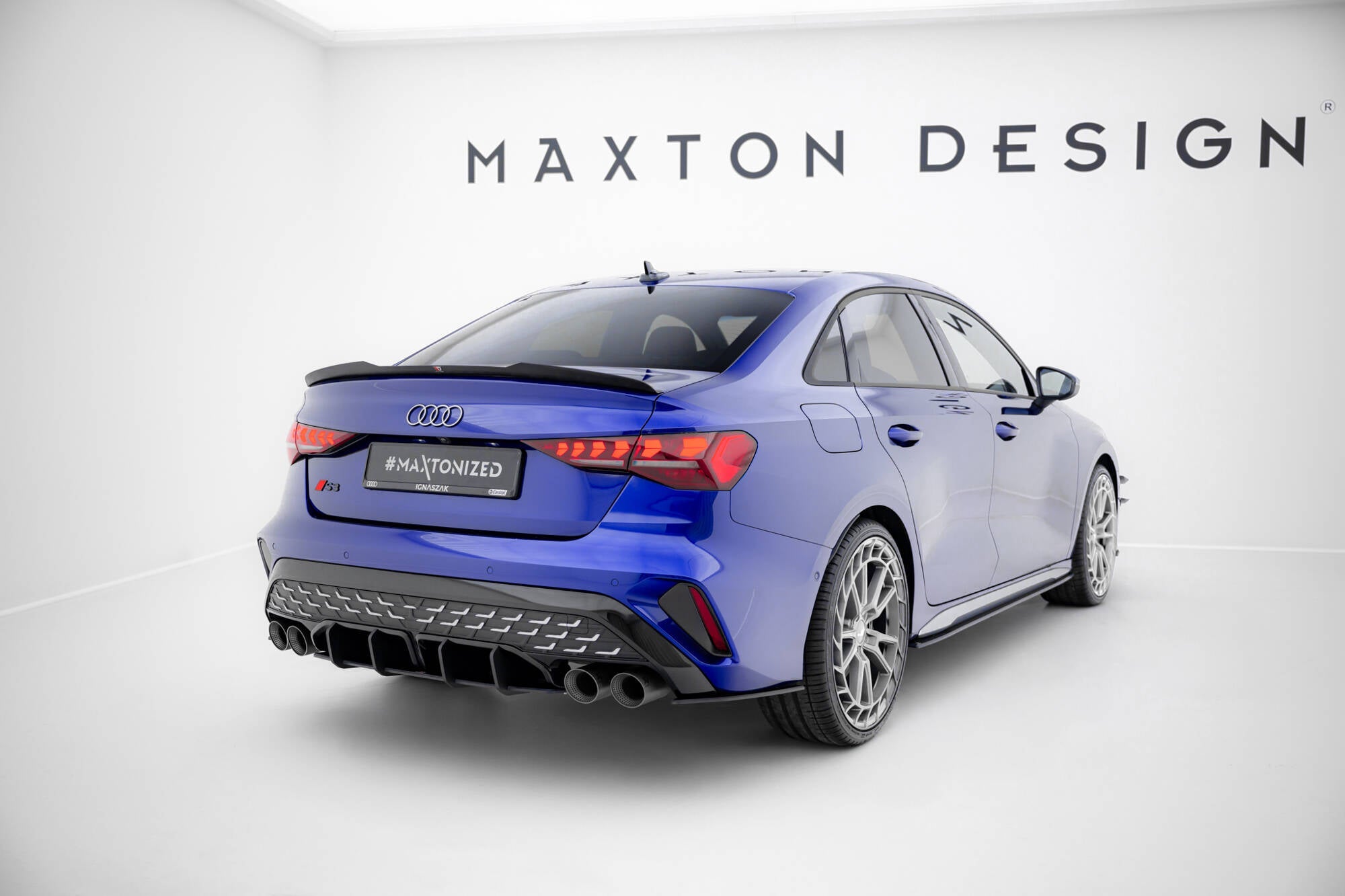 Maxton Design - Street Pro Heckschürze für Audi S3 Limousine 8Y Facelift - Aerowerk.