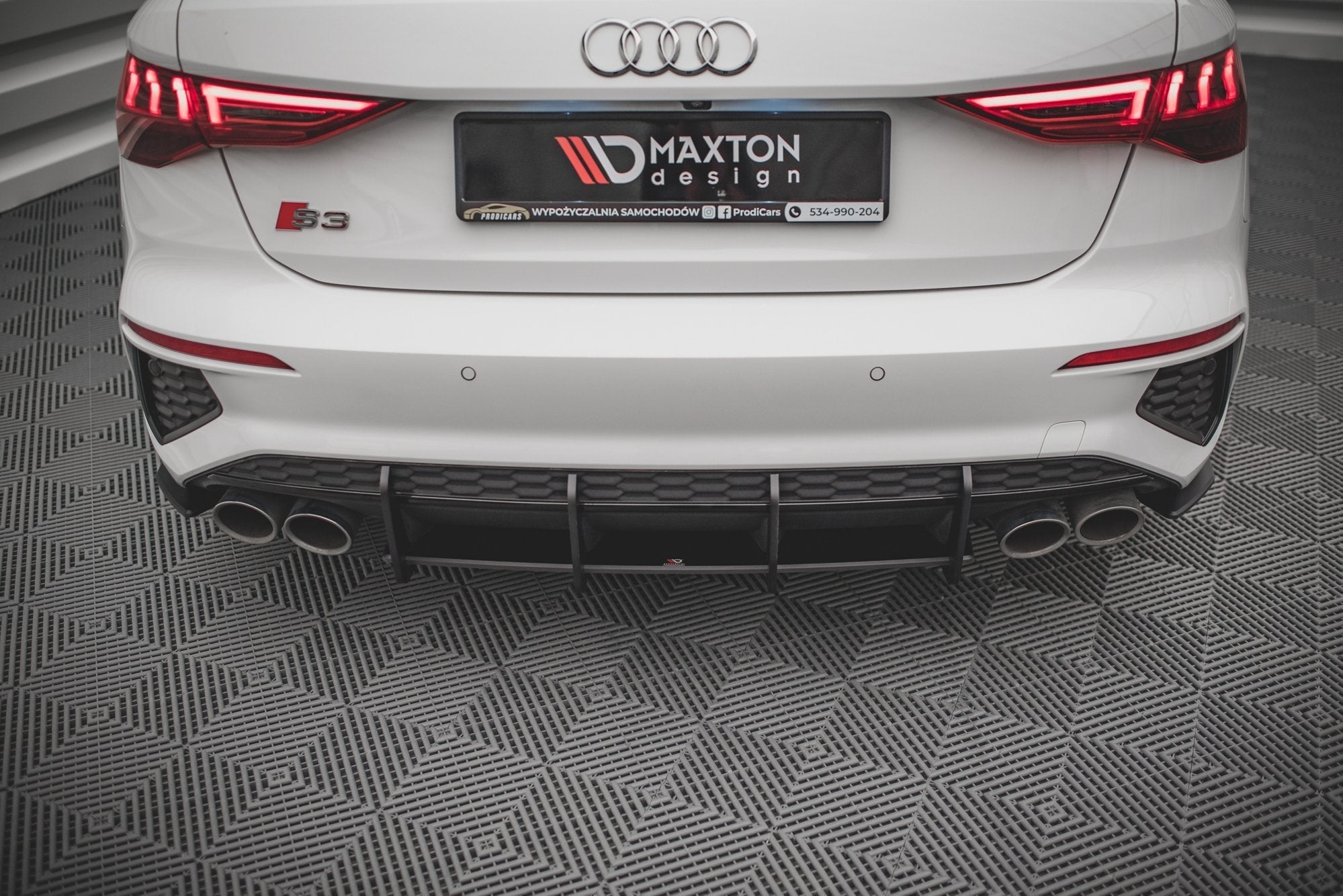 Maxton Design - Street Pro Heckschürze für Audi S3 Sportback 8Y - Aerowerk.