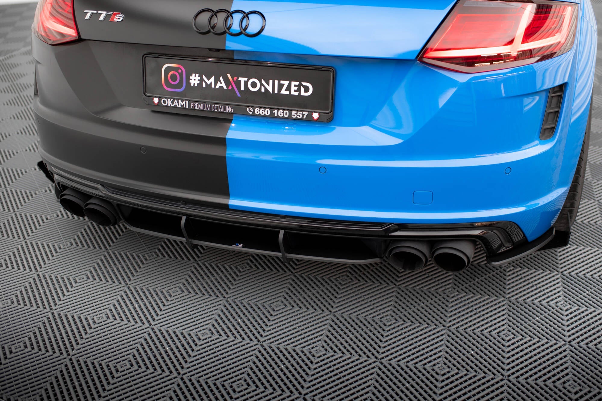 Maxton Design - Street Pro Heckschürze für Audi TT S 8S Facelift - Aerowerk.