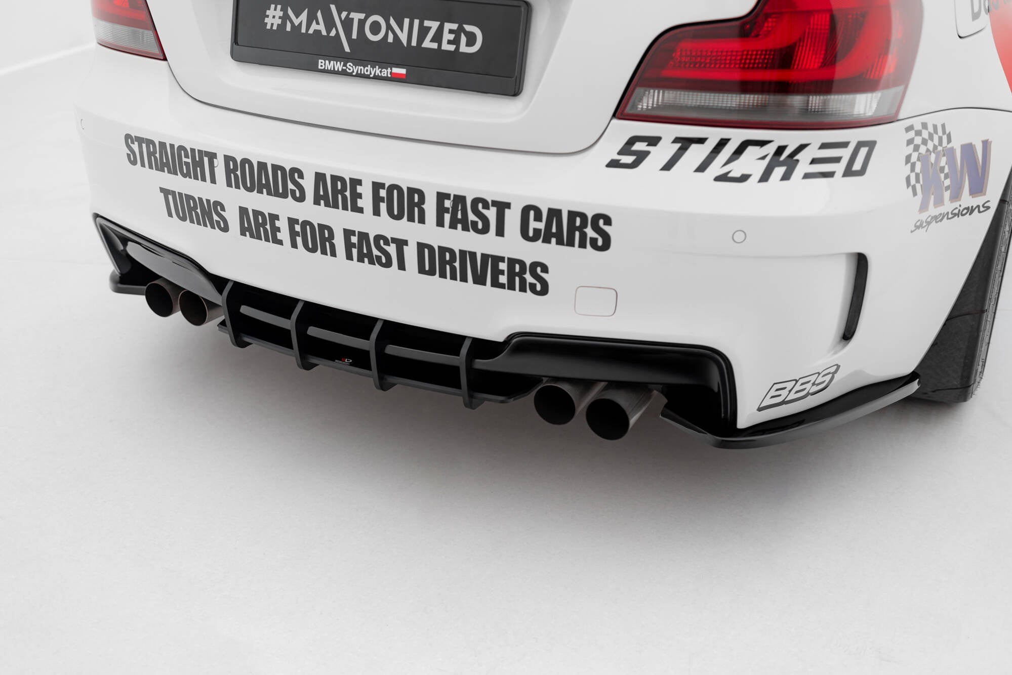 Maxton Design - Street Pro Heckschürze für BMW 1er M Coupe E82 - Aerowerk.