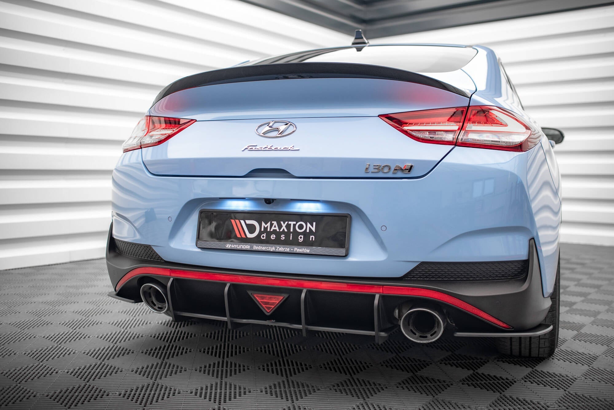 Maxton Design - Street Pro Heckschürze für Hyundai I30 N Fastback Mk3 Facelift - Aerowerk.