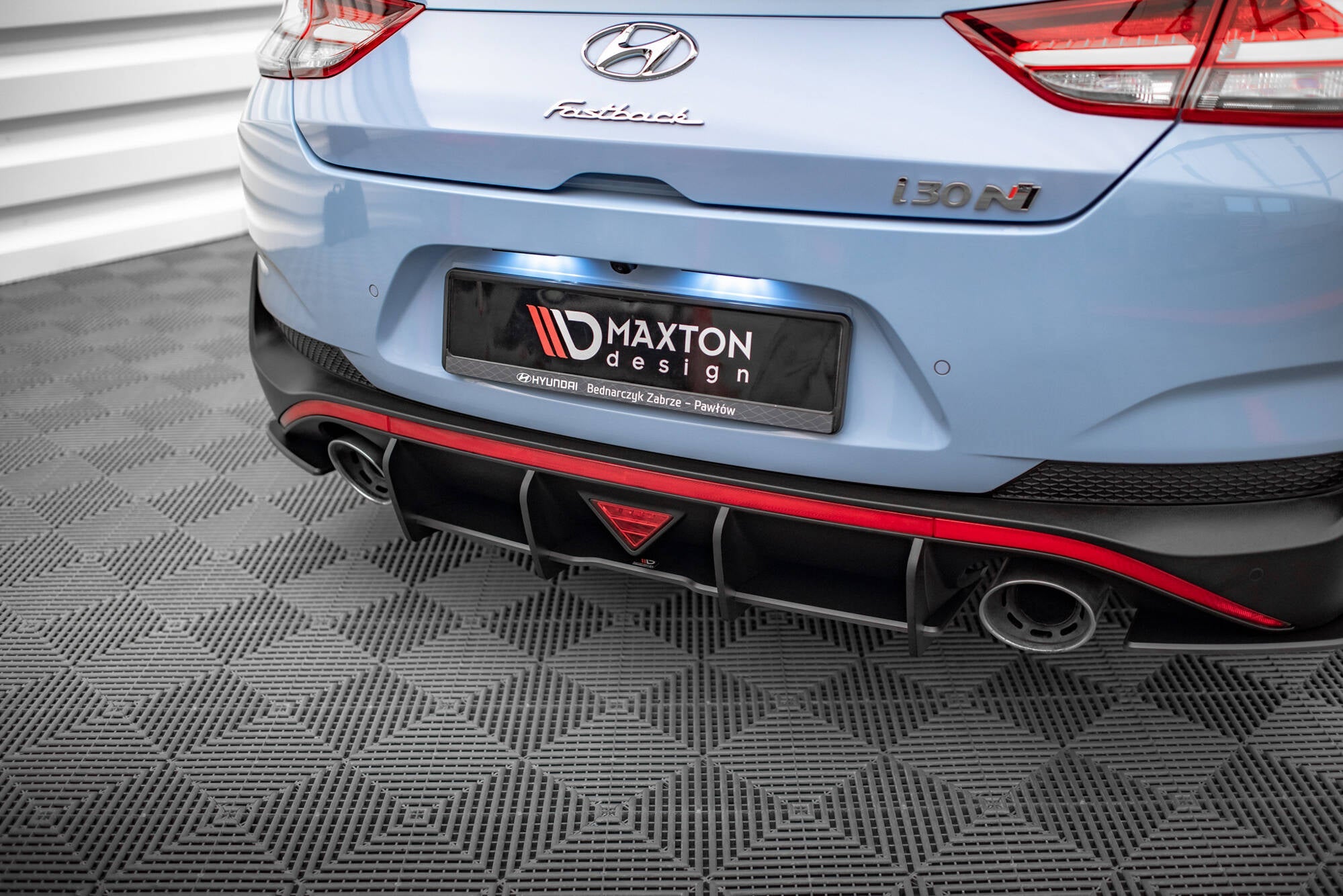 Maxton Design - Street Pro Heckschürze für Hyundai I30 N Fastback Mk3 Facelift - Aerowerk.