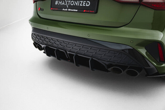 Street Pro Heckschürze Heck Ansatz Diffusor für Audi S3 Sportback 8Y Facelift - Aerowerk.