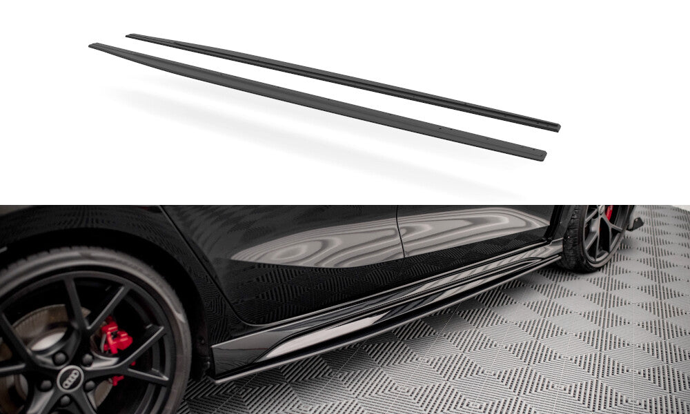 Street Pro Seitenschweller Ansatz Cup Leisten für Audi RS3 Sportback 8Y - Aerowerk.
