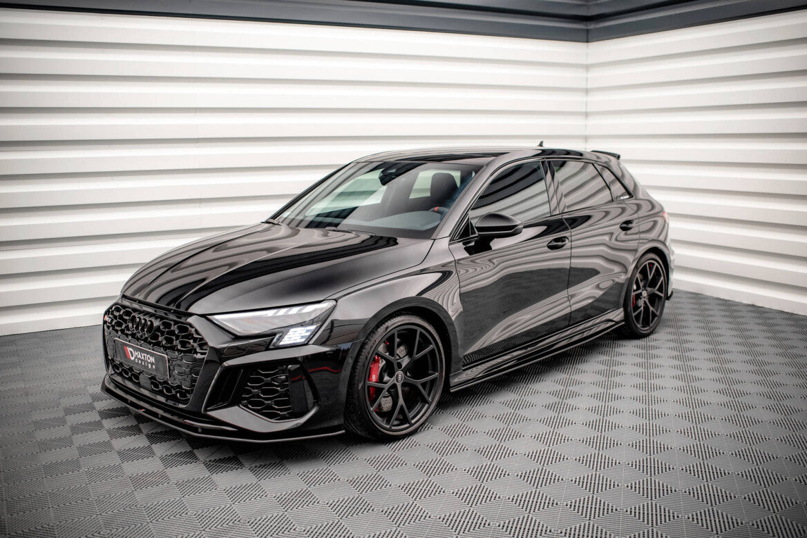 Street Pro Seitenschweller Ansatz Cup Leisten für Audi RS3 Sportback 8Y - Aerowerk.
