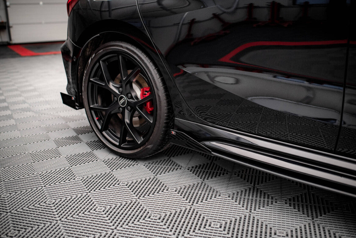 Street Pro Seitenschweller Ansatz Cup Leisten für Audi RS3 Sportback 8Y - Aerowerk.