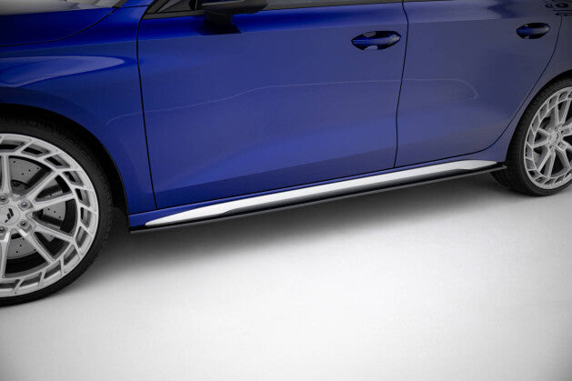 Street Pro Seitenschweller Ansatz Cup Leisten für Audi S3 / A3 S-line 8Y Facelift - Aerowerk.
