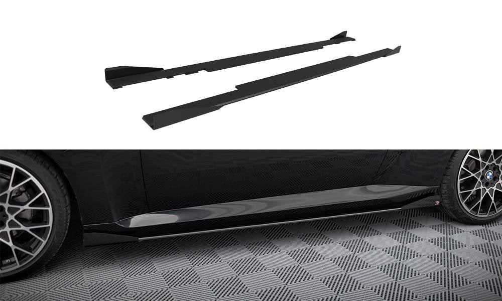 Maxton Design - Street Pro Seitenschweller Ansatz + Flaps für BMW 2er Coupe G42 - Aerowerk.
