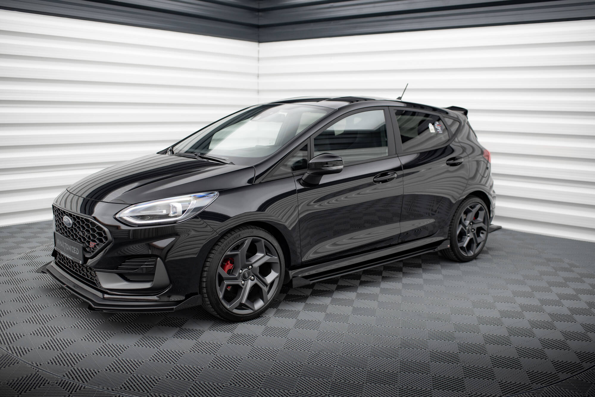 Maxton Design - Street Pro Seitenschweller Ansatz + Flaps für Ford Fiesta ST / ST - Line Mk8 - Aerowerk.