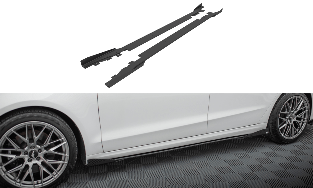 Maxton Design - Street Pro Seitenschweller Ansatz + Flaps für Ford Mondeo Sport Mk5 Facelift / Fusion Sport Mk2 Facelift - Aerowerk.