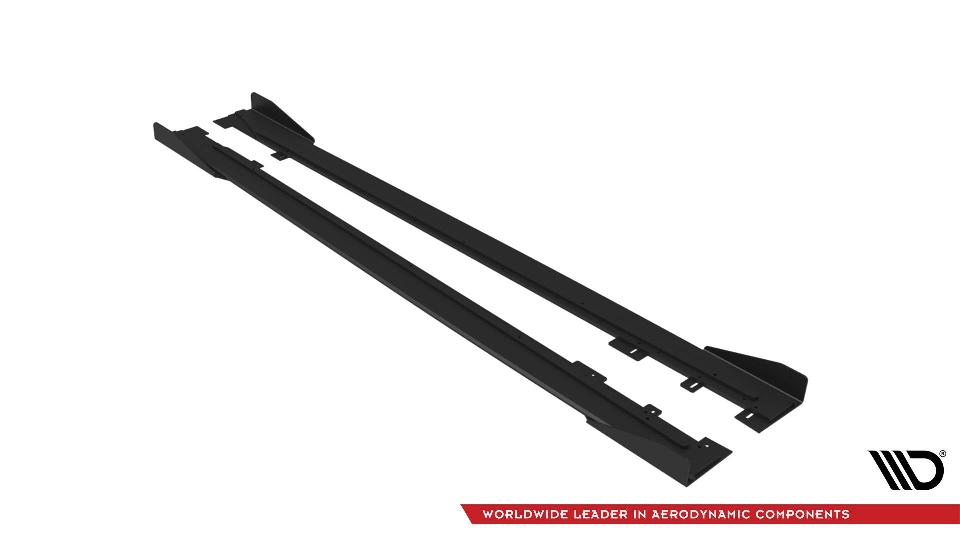 Maxton Design - Street Pro Seitenschweller Ansatz + Flaps für Ford Mustang GT Mk6 - Aerowerk.