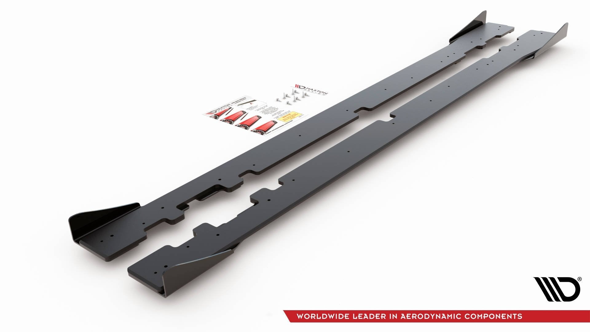 Maxton Design - Street Pro Seitenschweller Ansatz + Flaps für Mercedes - AMG C43 Coupe C205 - Aerowerk.