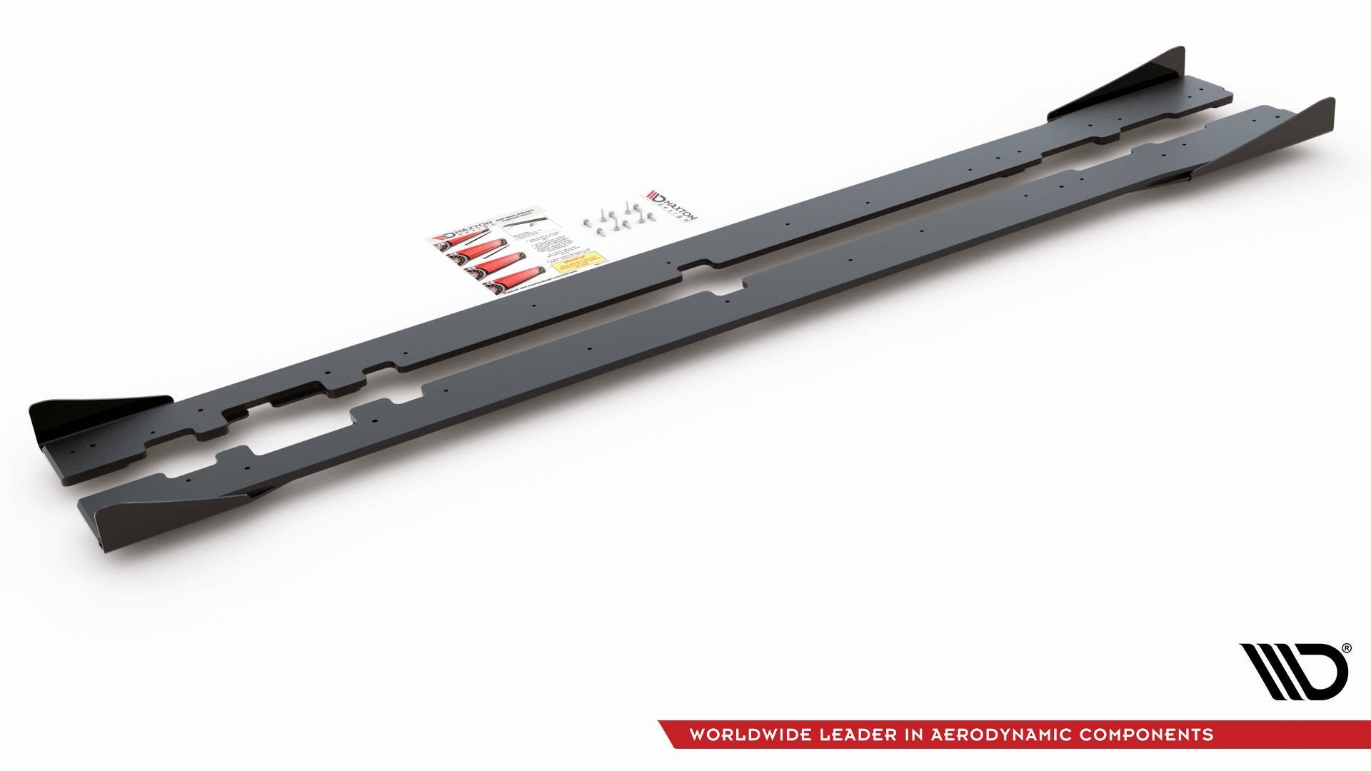 Maxton Design - Street Pro Seitenschweller Ansatz + Flaps für Mercedes - AMG C43 Coupe C205 - Aerowerk.