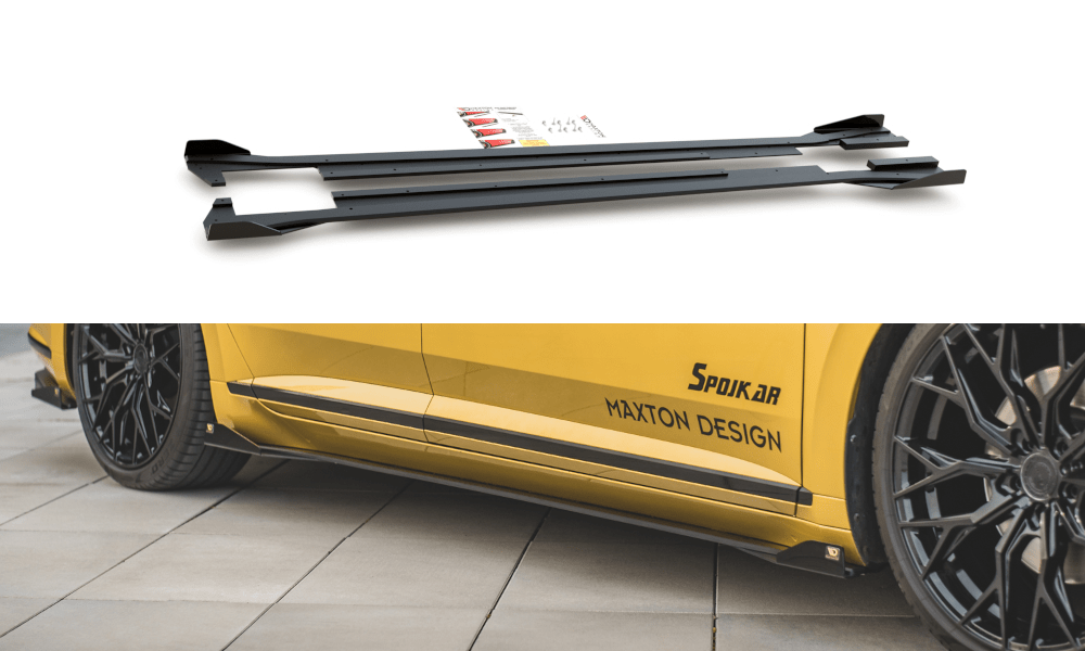 Maxton Design - Street Pro Seitenschweller Ansatz + Flaps für VW Arteon R - Line - Aerowerk.