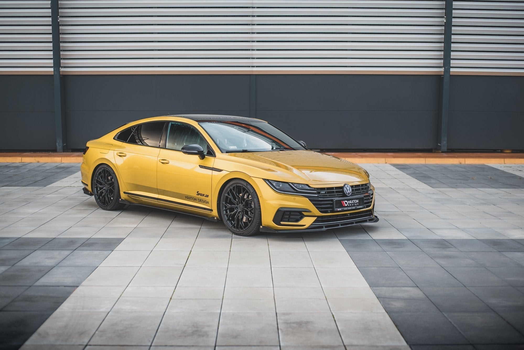 Maxton Design - Street Pro Seitenschweller Ansatz + Flaps für VW Arteon R - Line - Aerowerk.