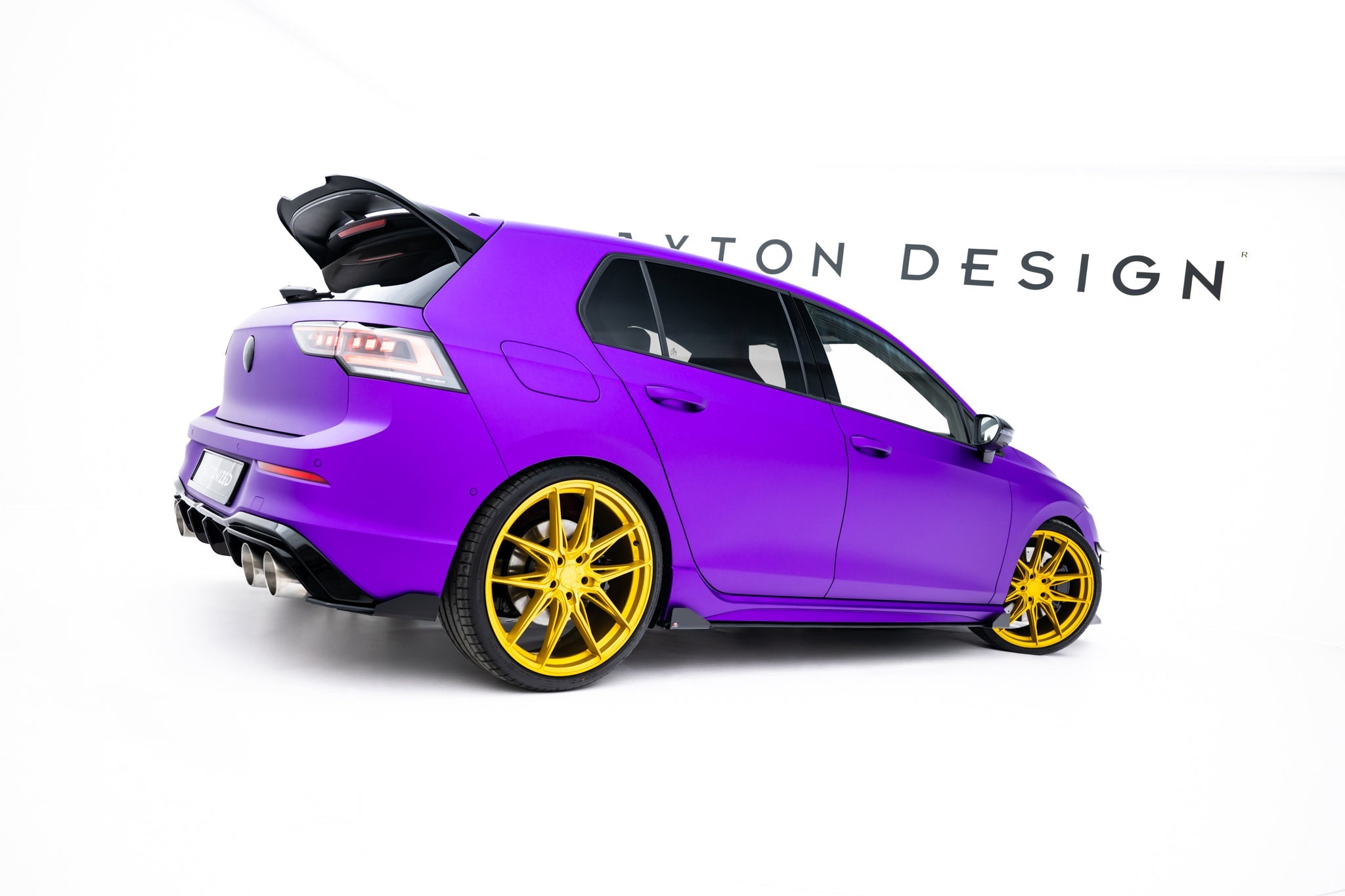 Maxton Design - Street Pro Seitenschweller Ansatz + Flaps für VW Golf R Mk8 / Mk8 Facelift - Aerowerk.