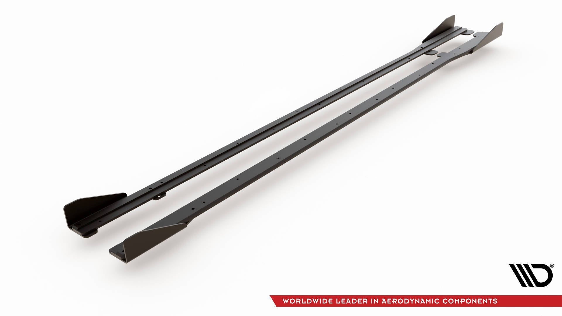 Maxton Design - Street Pro Seitenschweller Ansatz + Flaps für VW Golf R / R - Line Mk7 Facelift - Aerowerk.