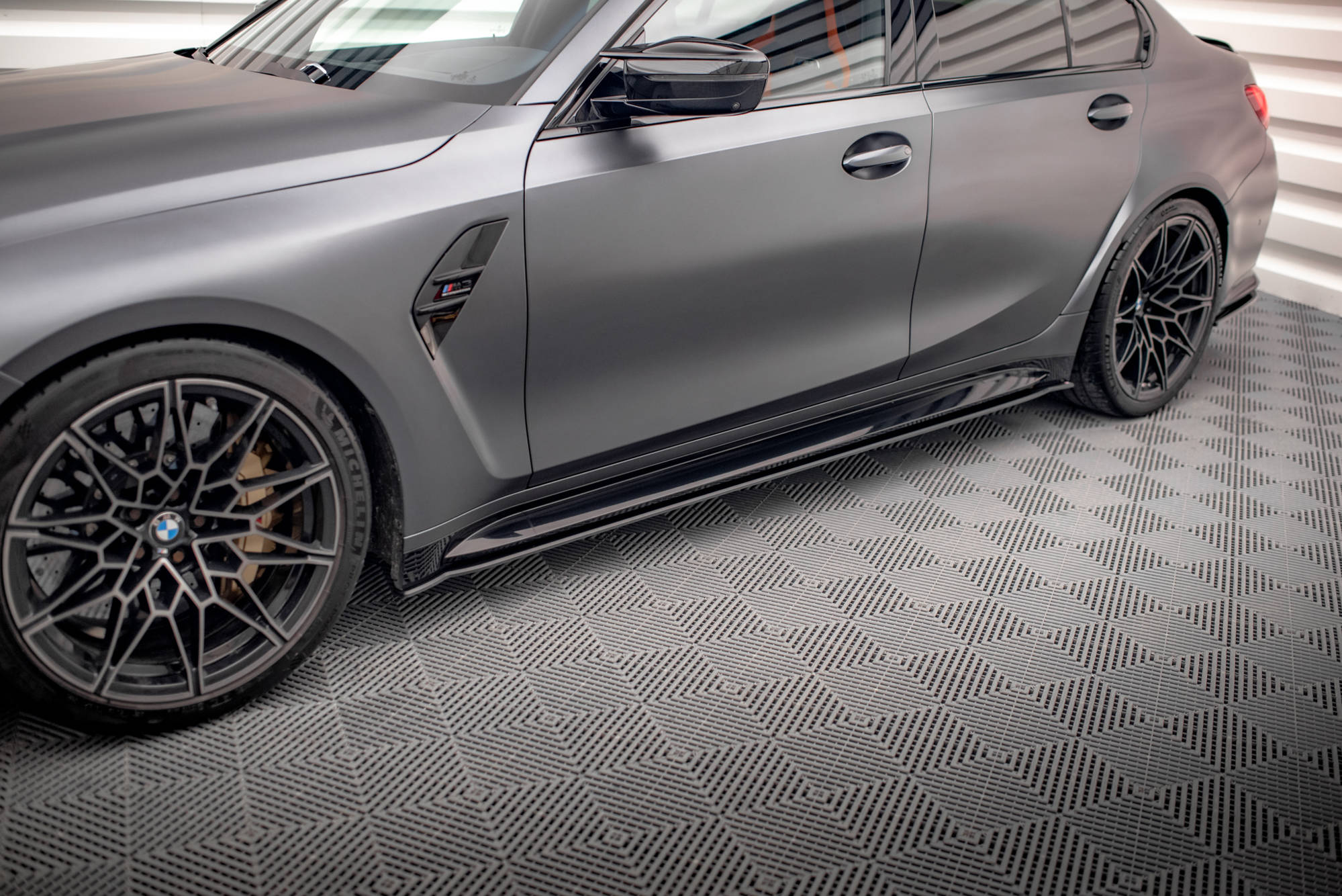 Maxton Design - Street Pro Seitenschweller Ansatz für BMW M3 G80 - Aerowerk.