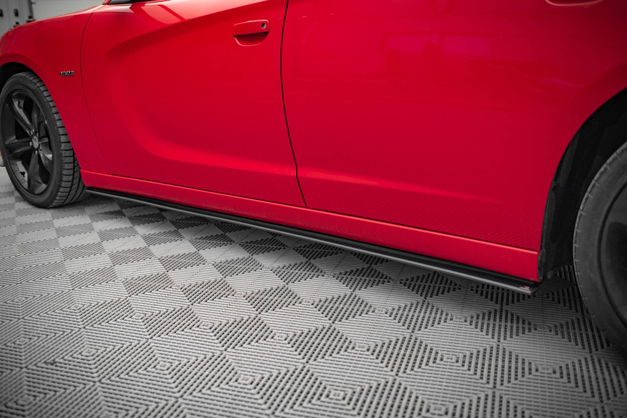 Maxton Design - Street Pro Seitenschweller Ansatz für Dodge Charger RT Mk7 Facelift - Aerowerk.