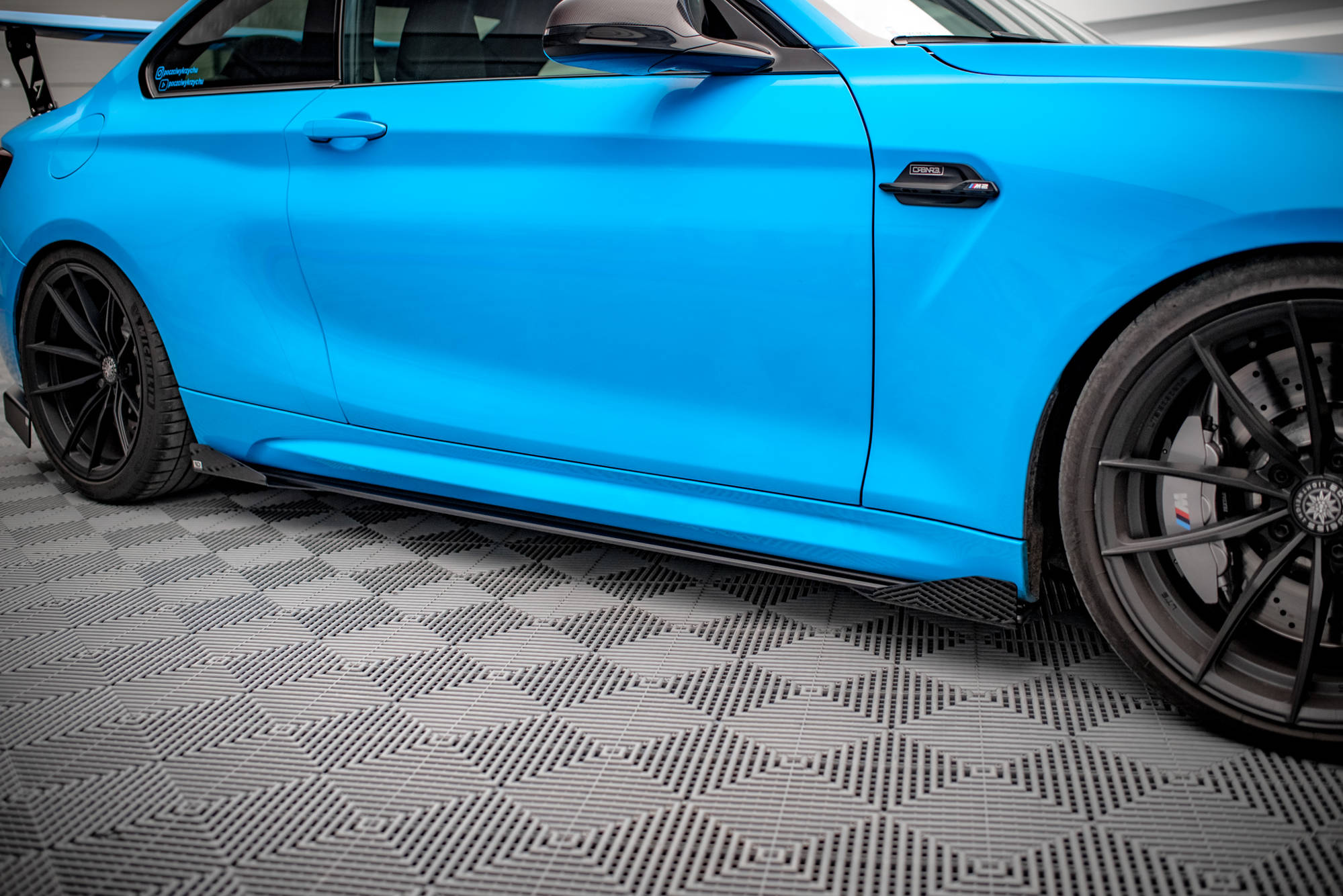 Maxton Design - Street Pro Seitenschweller Ansatz für + Flaps BMW M2 F87 - Aerowerk.