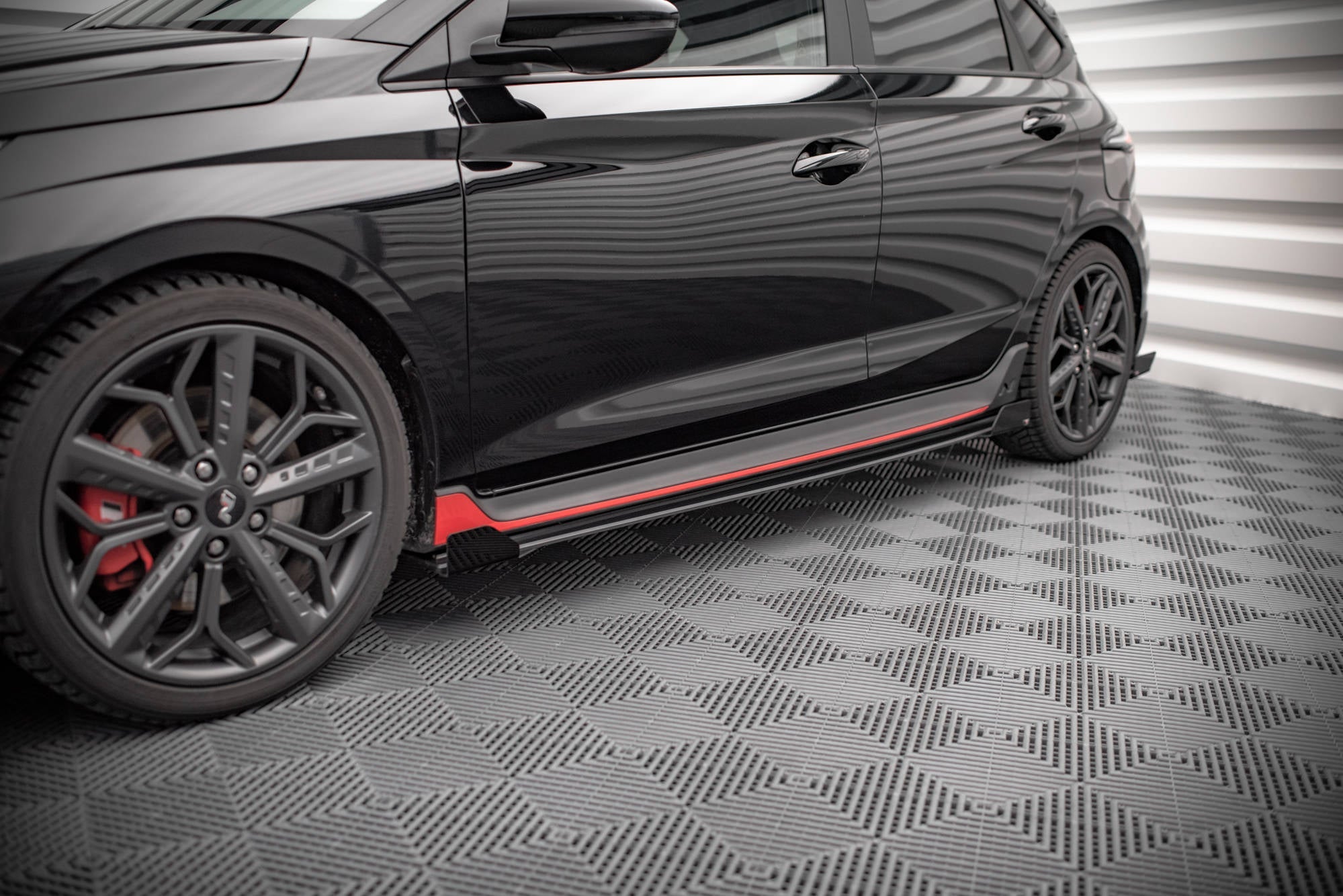 Maxton Design - Street Pro Seitenschweller Ansatz für + Flaps Hyundai I20 N Mk3 - Aerowerk.