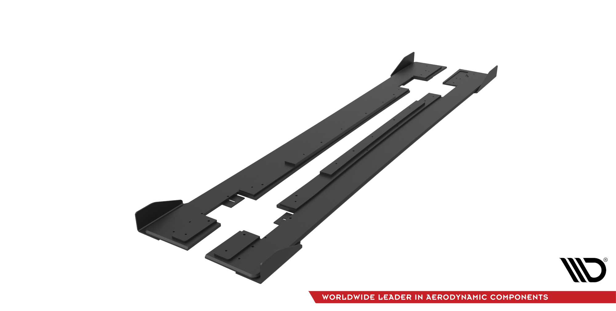 Maxton Design - Street Pro Seitenschweller Ansatz für + Flaps Mercedes - AMG CLA 45 C117 Facelift - Aerowerk.