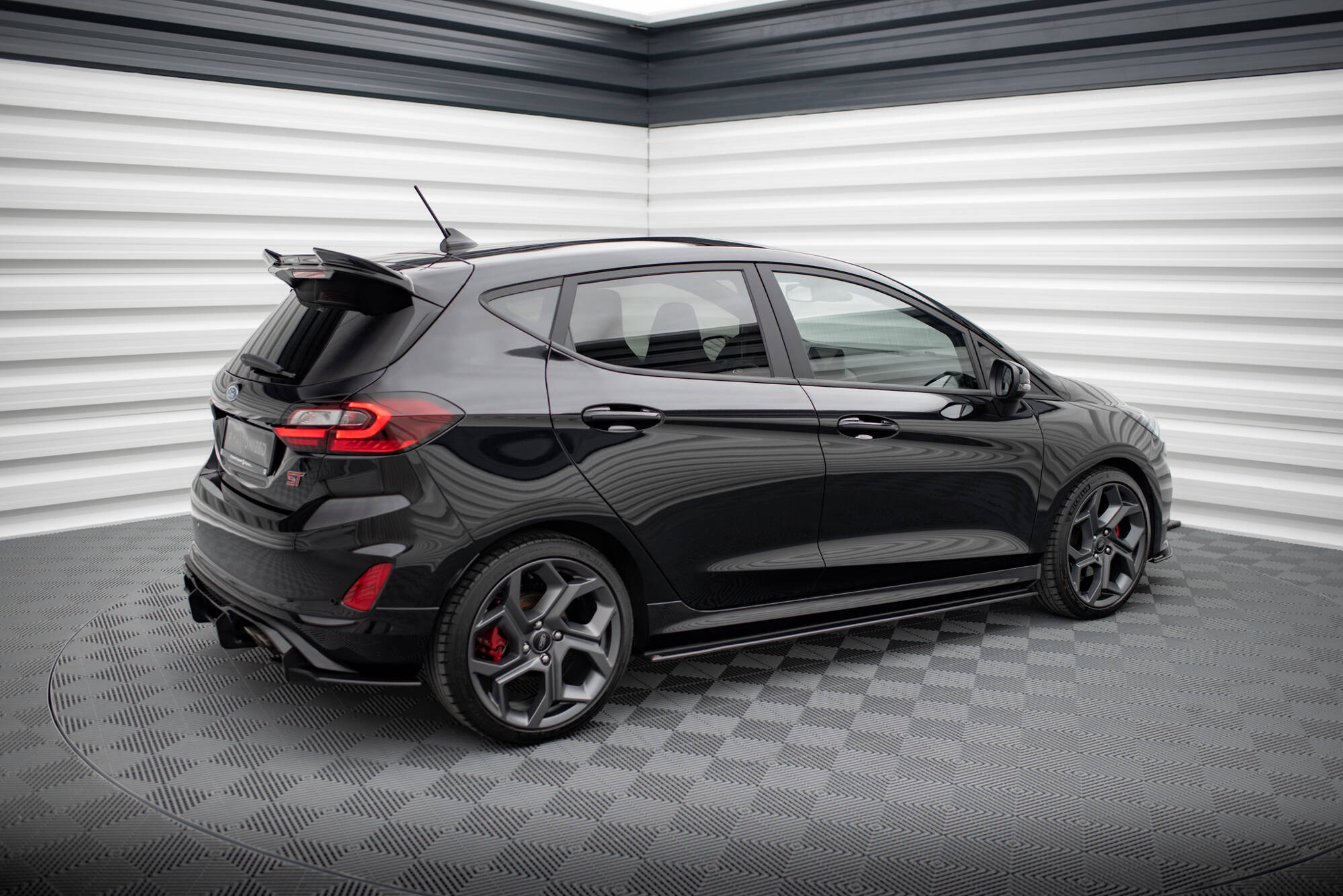 Maxton Design - Street Pro Seitenschweller Ansatz für Ford Fiesta ST / ST - Line Mk8 - Aerowerk.
