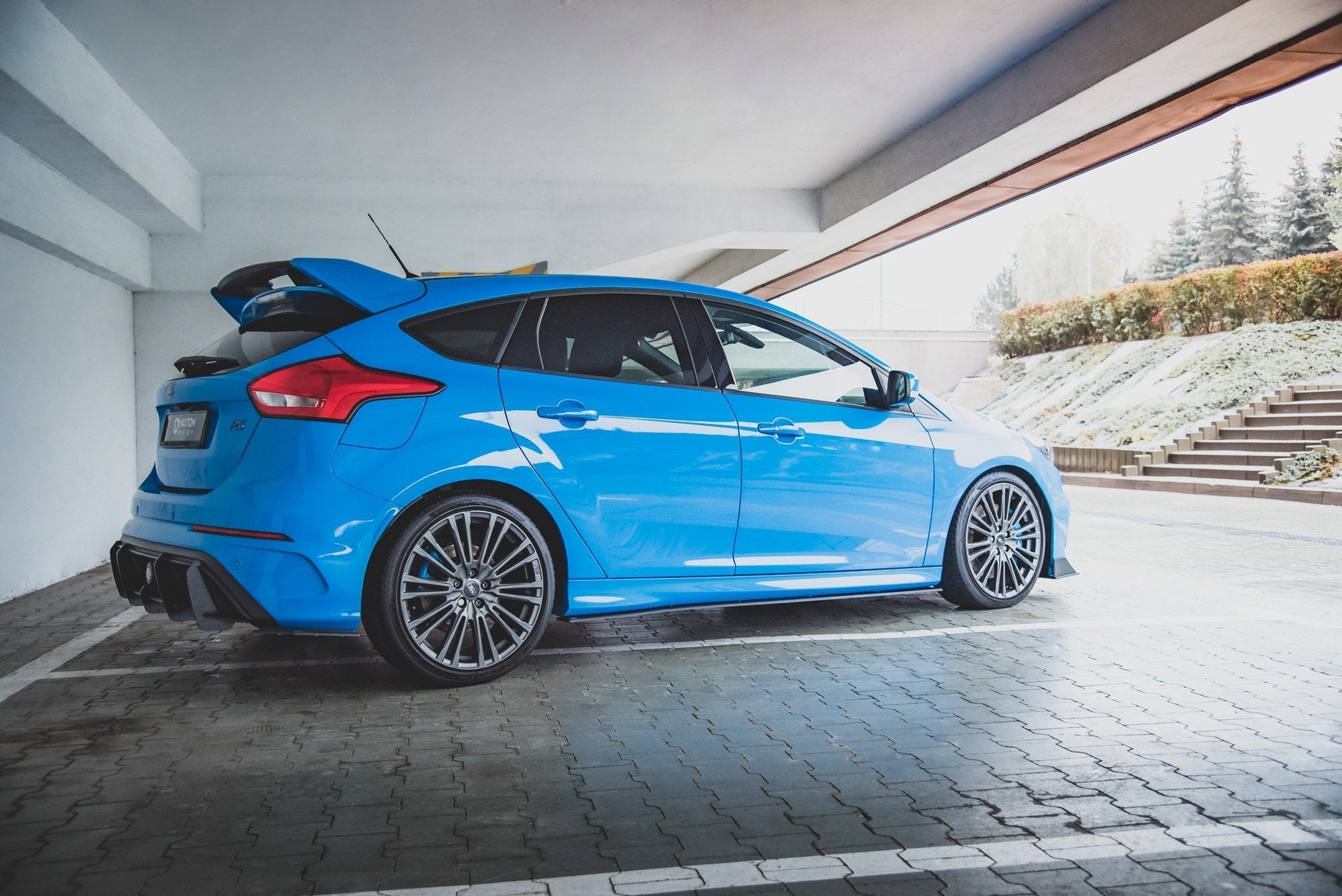 Maxton Design - Street Pro Seitenschweller Ansatz für Ford Focus RS Mk3 - Aerowerk.