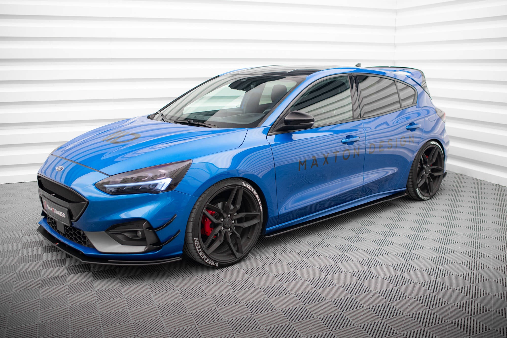 Maxton Design - Street Pro Seitenschweller Ansatz für Ford Focus ST / ST - Line Mk4 - Aerowerk.