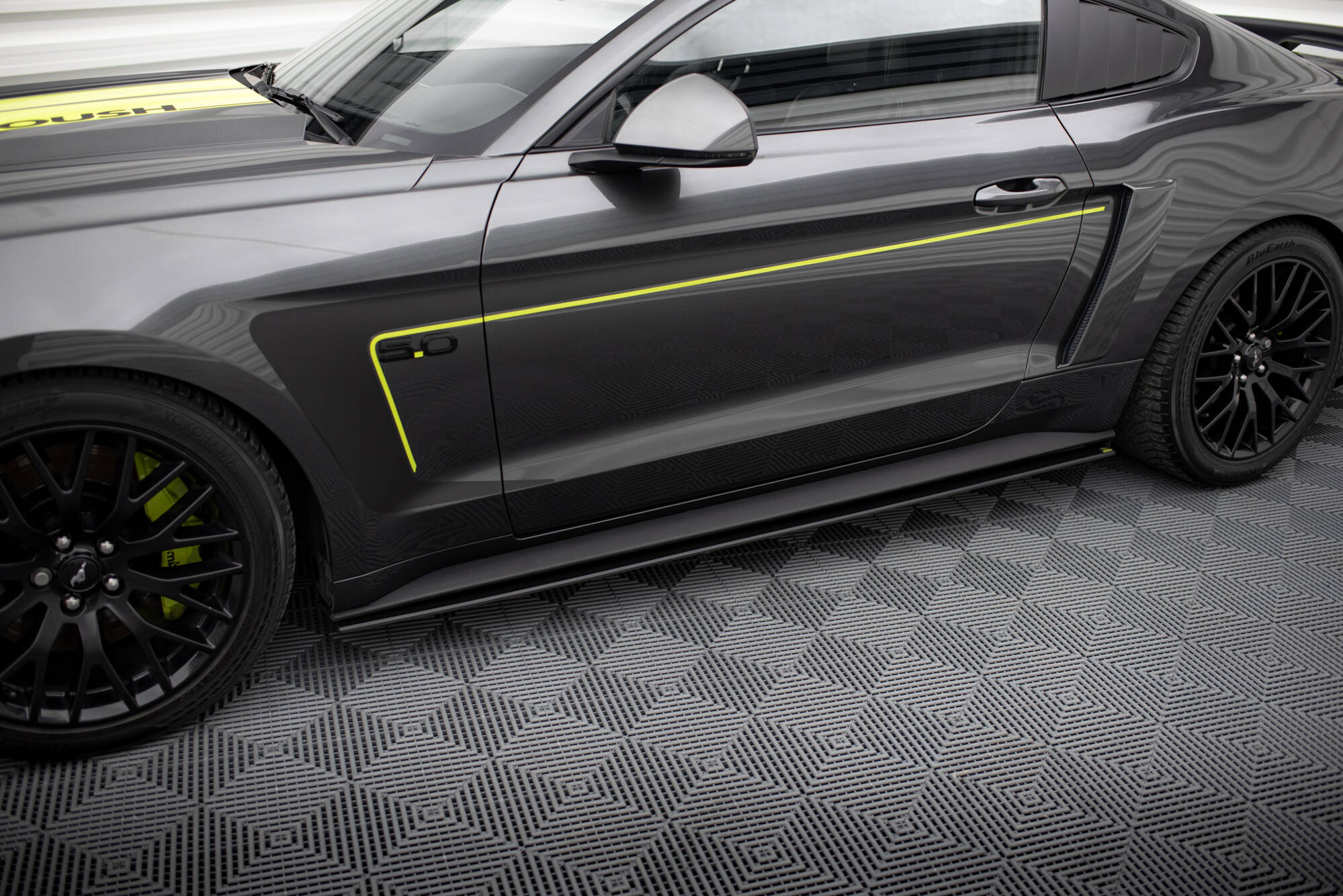 Maxton Design - Street Pro Seitenschweller Ansatz für Ford Mustang GT Mk6 - Aerowerk.