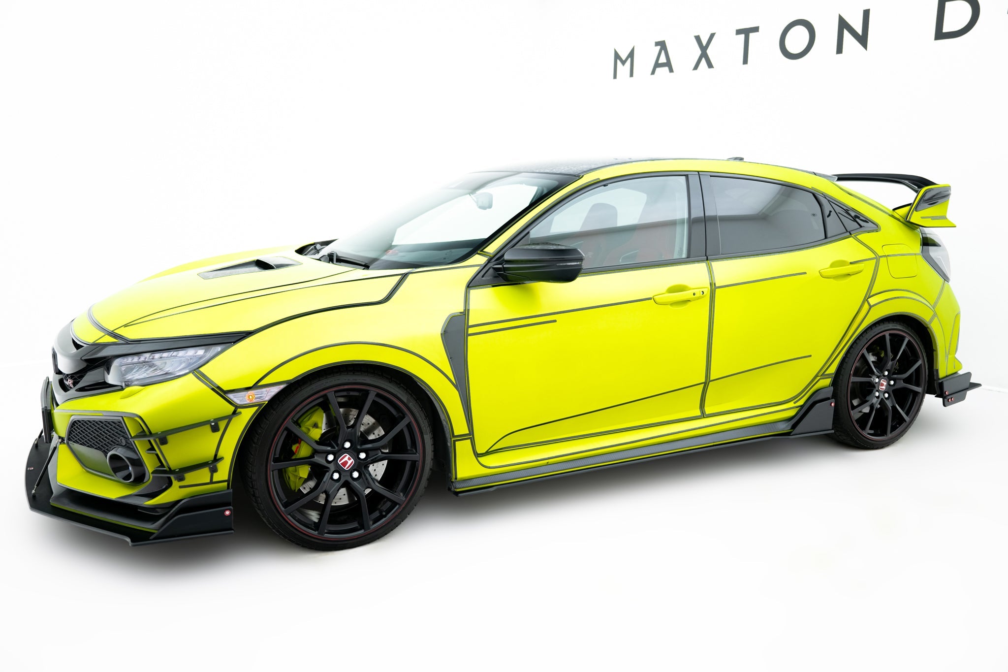 Maxton Design - Street Pro Seitenschweller Ansatz für Honda Civic Type R Mk10 - Aerowerk.