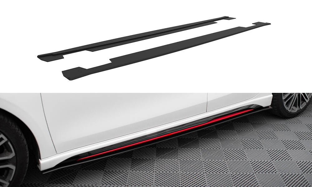 Maxton Design - Street Pro Seitenschweller Ansatz für Kia Ceed GT Mk3 / Proceed Mk1 - Aerowerk.