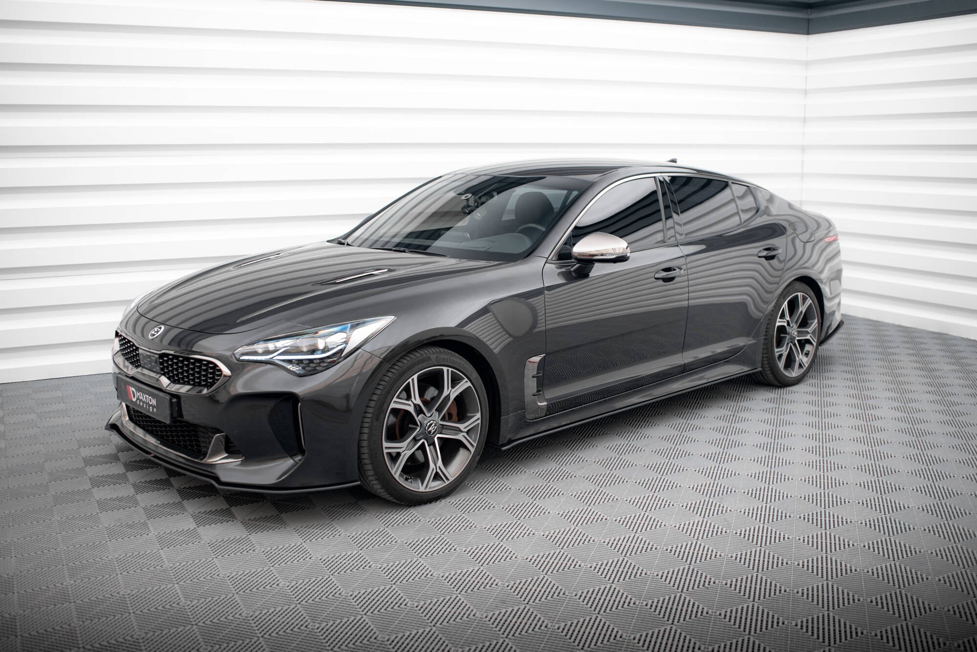 Maxton Design - Street Pro Seitenschweller Ansatz für Kia Stinger GT / GT - Line / Standard Mk1 - Aerowerk.